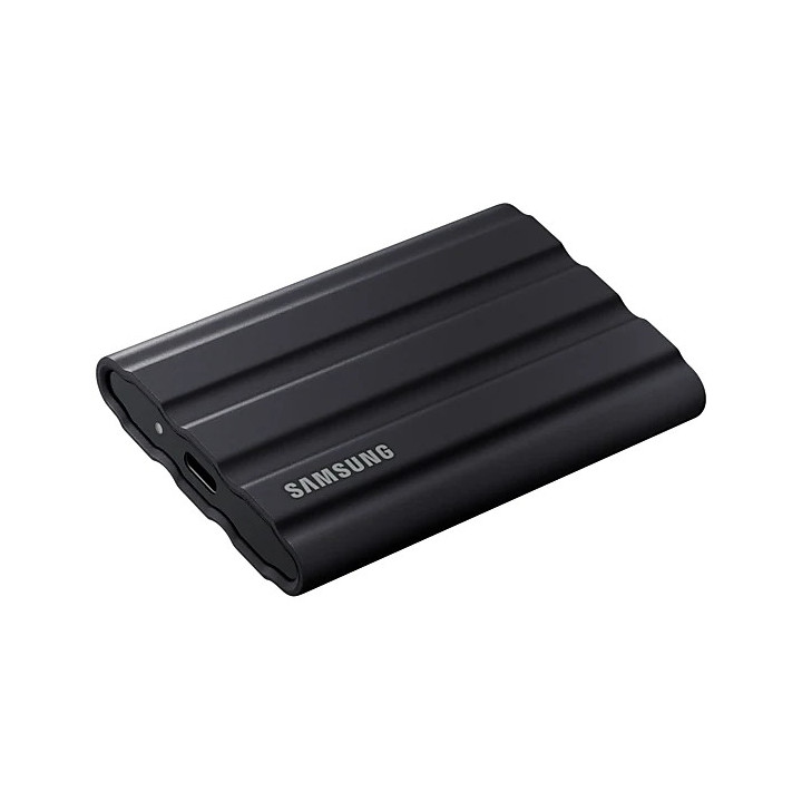 Външен SSD диск Samsung 2TB NVME SSD T7 Shield, USB 3.2 Gen2, Rugged, IP65, Read 1050 MB/s Write 1000 MB/s, Black - MU-PE2T0S/EU