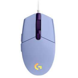 Геймърска мишка Logitech G102, RGB, лилав - 910-005854