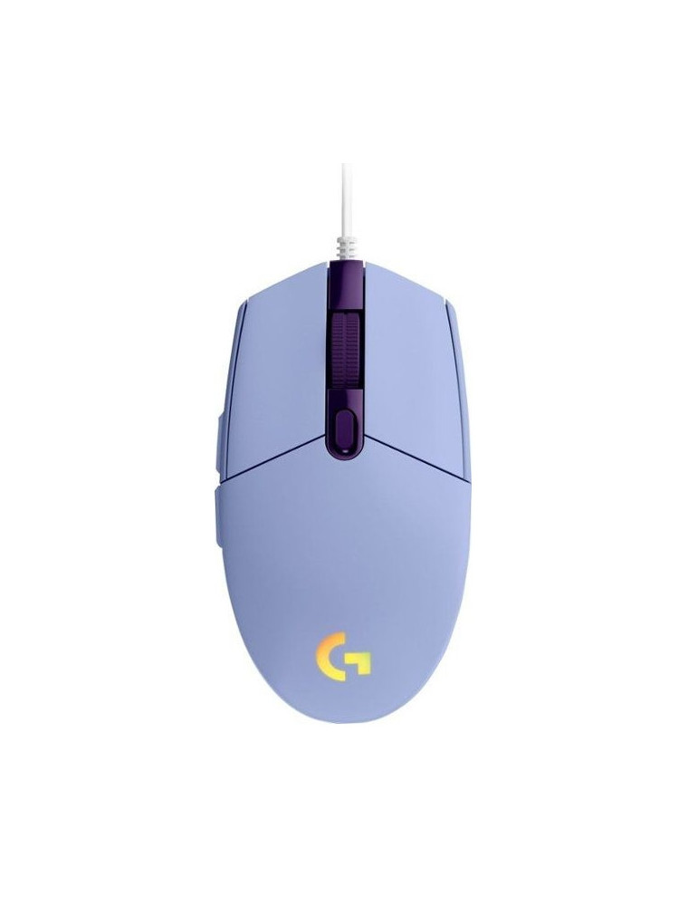 Геймърска мишка Logitech G102, RGB, лилав - 910-005854
