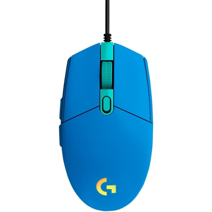 Геймърска мишка Logitech G102, RGB, син - 910-005801
