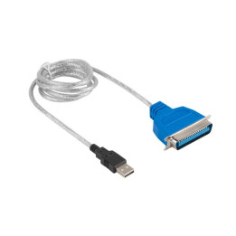 Адаптер Lanberg USB  към  LPT 1.4m whitead-0028-w - AD-0028-W