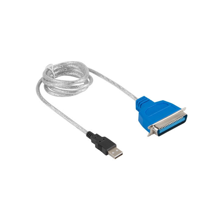 Адаптер Lanberg USB  към  LPT 1.4m whitead-0028-w - AD-0028-W