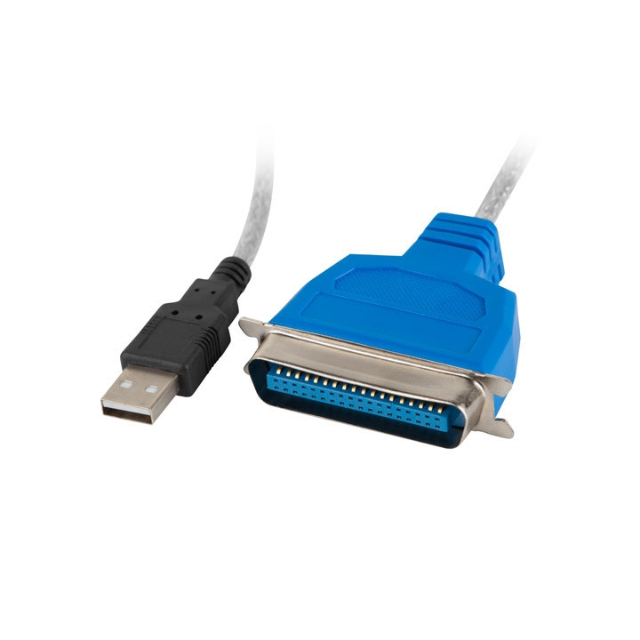 Адаптер Lanberg USB  към  LPT 1.4m whitead-0028-w - AD-0028-W