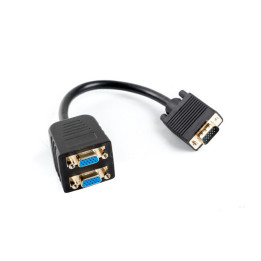 Адаптер Lanberg VGA  към  VGAx2, 20cm - AD-0020-BK