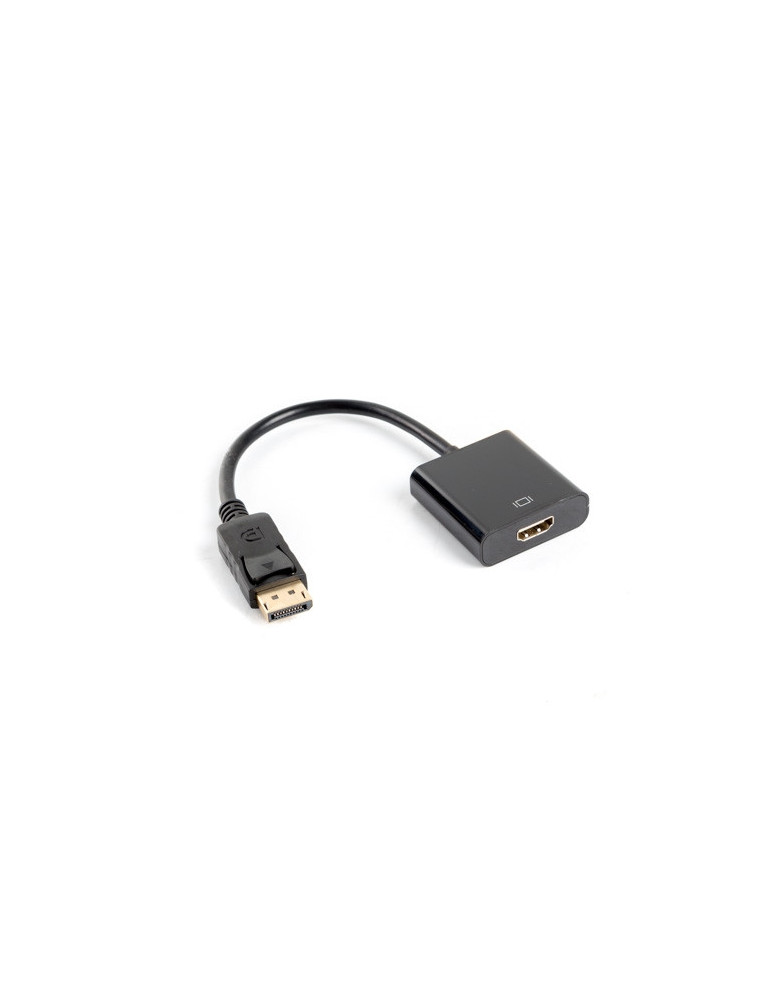 Адаптер Lanberg display port (m)  към  HDMI (f), 10cm cable - AD-0009-BK