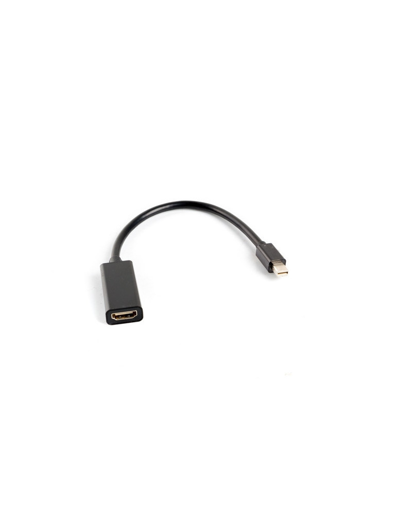 Адаптер Lanberg display port mini (m)  към  HDMI (f), 20cm cable, black - AD-0005-BK