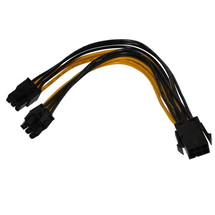 Makki Mining PCI-E Splitter 6pin  към  2x 6pin - MAKKI-CABLE-PCIE6-TO-2x6