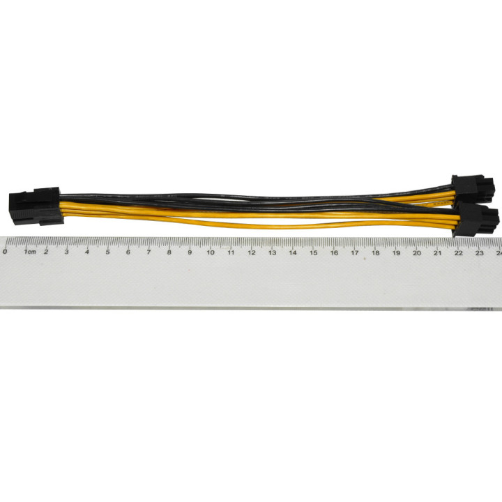Makki Mining PCI-E Splitter 6pin  към  2x 6pin - MAKKI-CABLE-PCIE6-TO-2x6