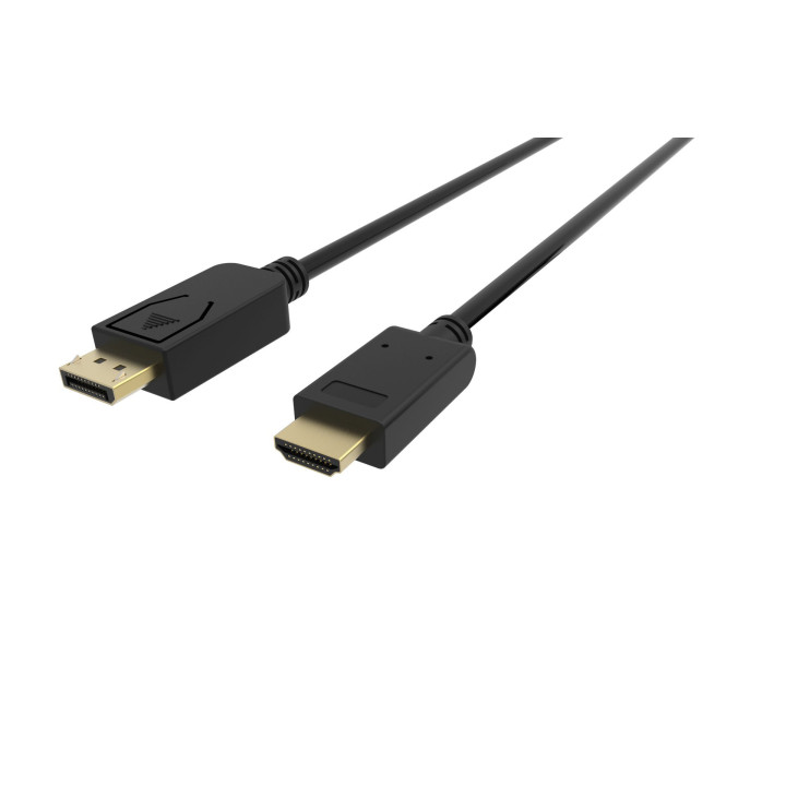 Кабел VCom Display Port M / HDMI M - 4K 60Hz - CG609-1.8m