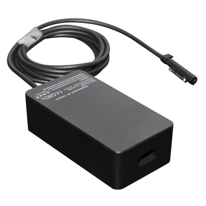 Зарядно за лаптоп заместител Makki за Microsoft Surface - 12V 3.6A 48W   USB 5V/1A - MAKKI-NA-MS-52