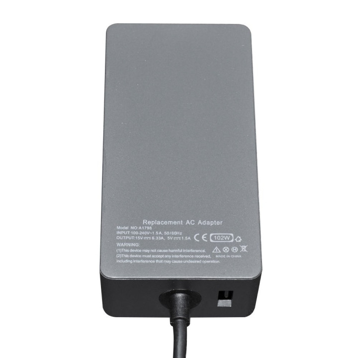 Зарядно за лаптоп заместител Makki за Microsoft Surface - 15V 6.33A 102W   USB 5V/1.5A - MAKKI-NA-MS-54