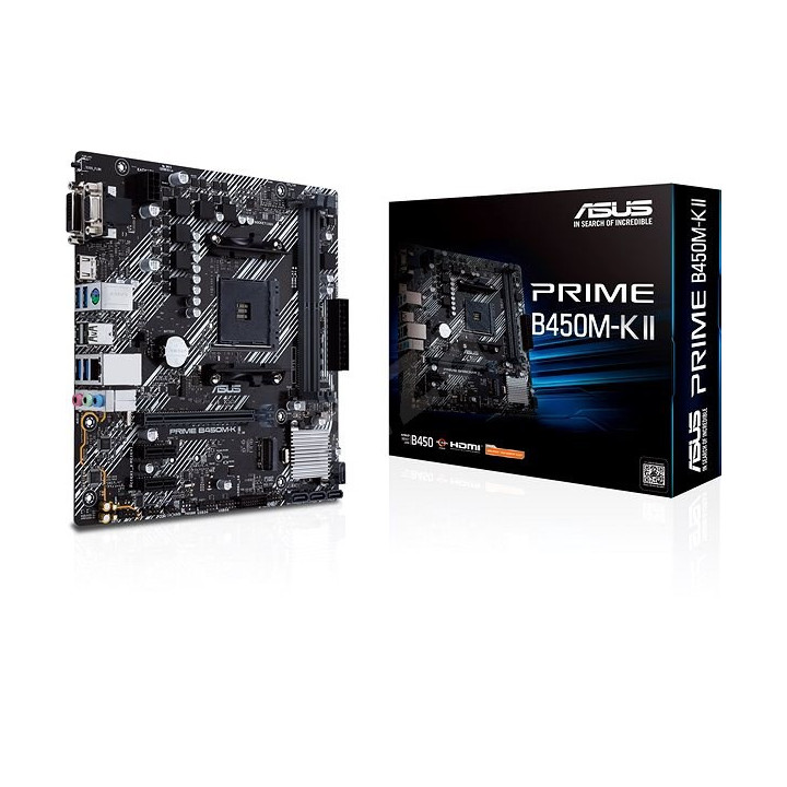 Дънна платка Asus PRIME B450M-K II - 90MB1600-M0EAY0