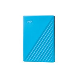 Външен хард диск WD My Passport 2TB, USB 3.2, небесно-син - WDBYVG0020BBL-WESN
