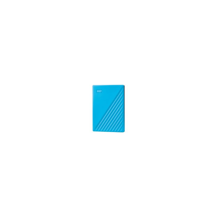 Външен хард диск WD My Passport 2TB, USB 3.2, небесно-син - WDBYVG0020BBL-WESN