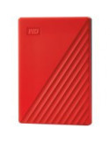 Външен хард диск WD My Passport 2TB, USB 3.2, червен - WDBYVG0020BRD-WESN