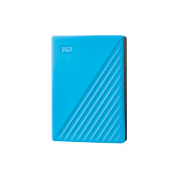 Външен хард диск WD My Passport 4TB, USB 3.2, син - WDBPKJ0040BBL-WESN