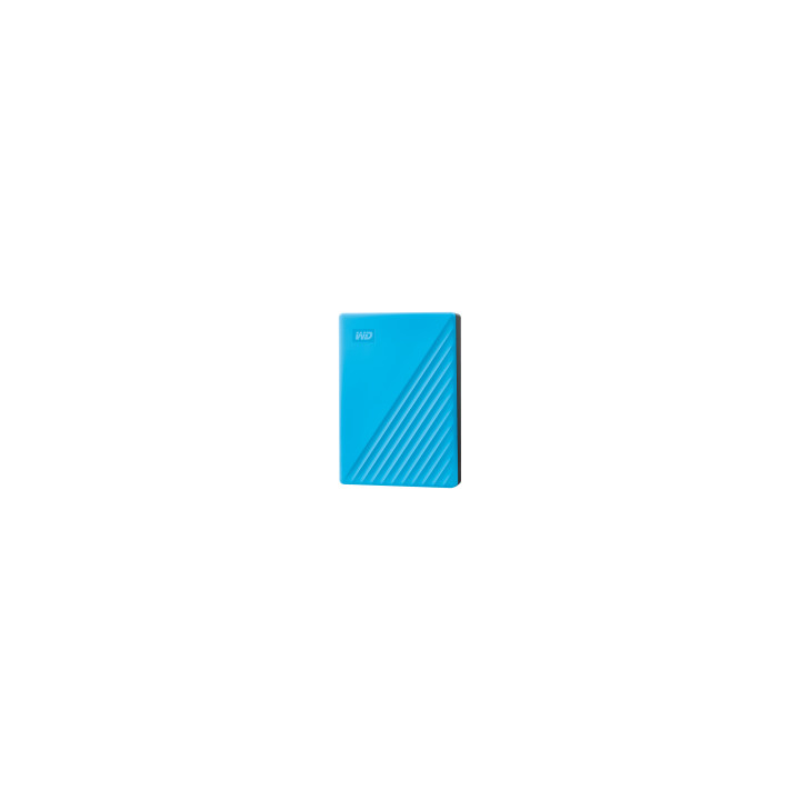 Външен хард диск WD My Passport 4TB, USB 3.2, син - WDBPKJ0040BBL-WESN