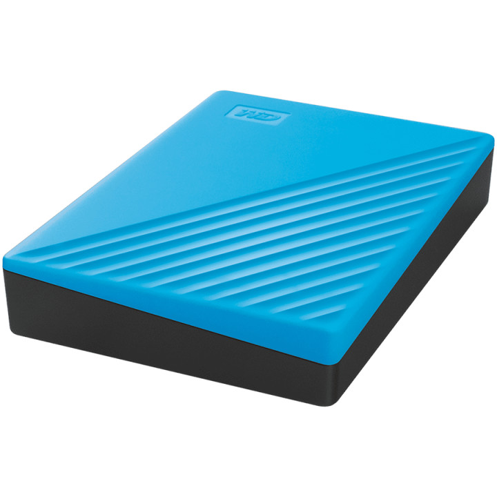 Външен хард диск WD My Passport 4TB, USB 3.2, син - WDBPKJ0040BBL-WESN