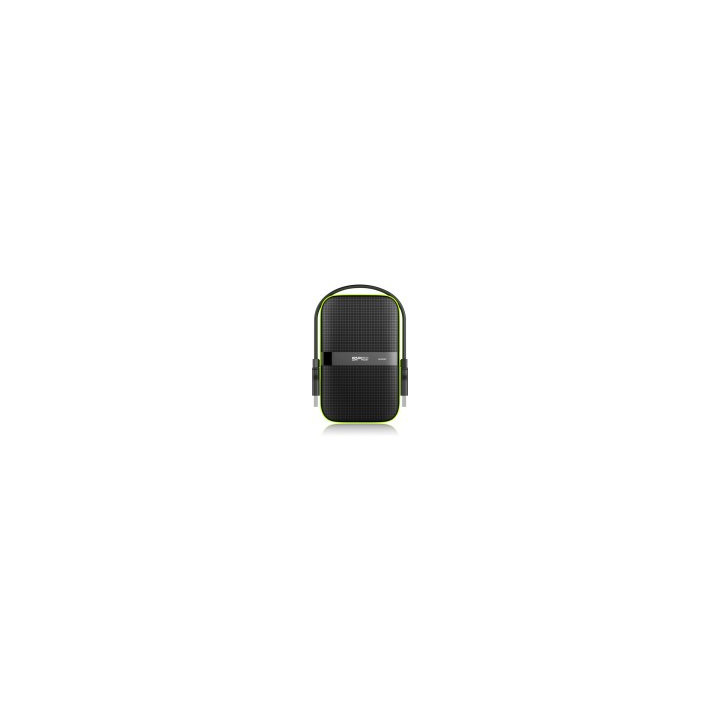 Външен хард диск Silicon Power 1TB PHD, Armor A60, черен - SP010TBPHDA60S3K