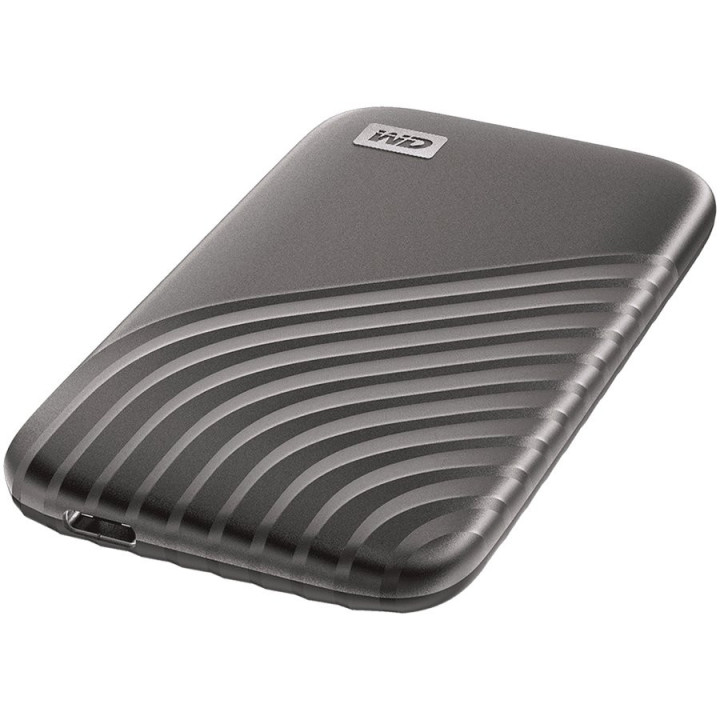 Външен SSD диск WD My Passport 2TB USB 3.2, сив - WDBAGF0020BGY-WESN