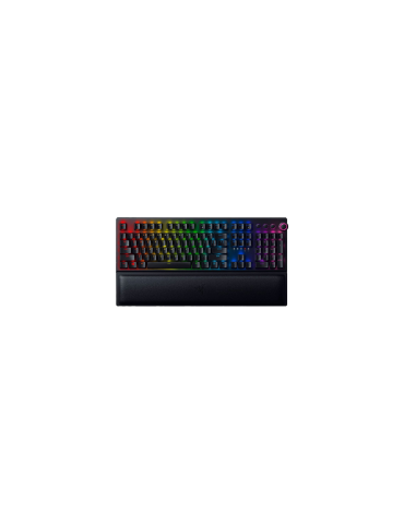 Безжична механична геймърска клавиатура Razer BlackWidow V3 Pro, Green Switch - RZ03-03530100-R3M1