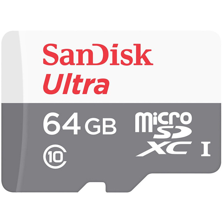 Карта памет SanDisk Ultra Light microSDHC 64GB 100MB/s Class 10 - SDSQUNR-064G-GN3MN