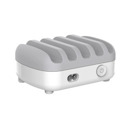 Зарядна станция за мобилни устройства Charger Station 220VOrico 5 x USB 40W White - DUK-5P-EU-WH