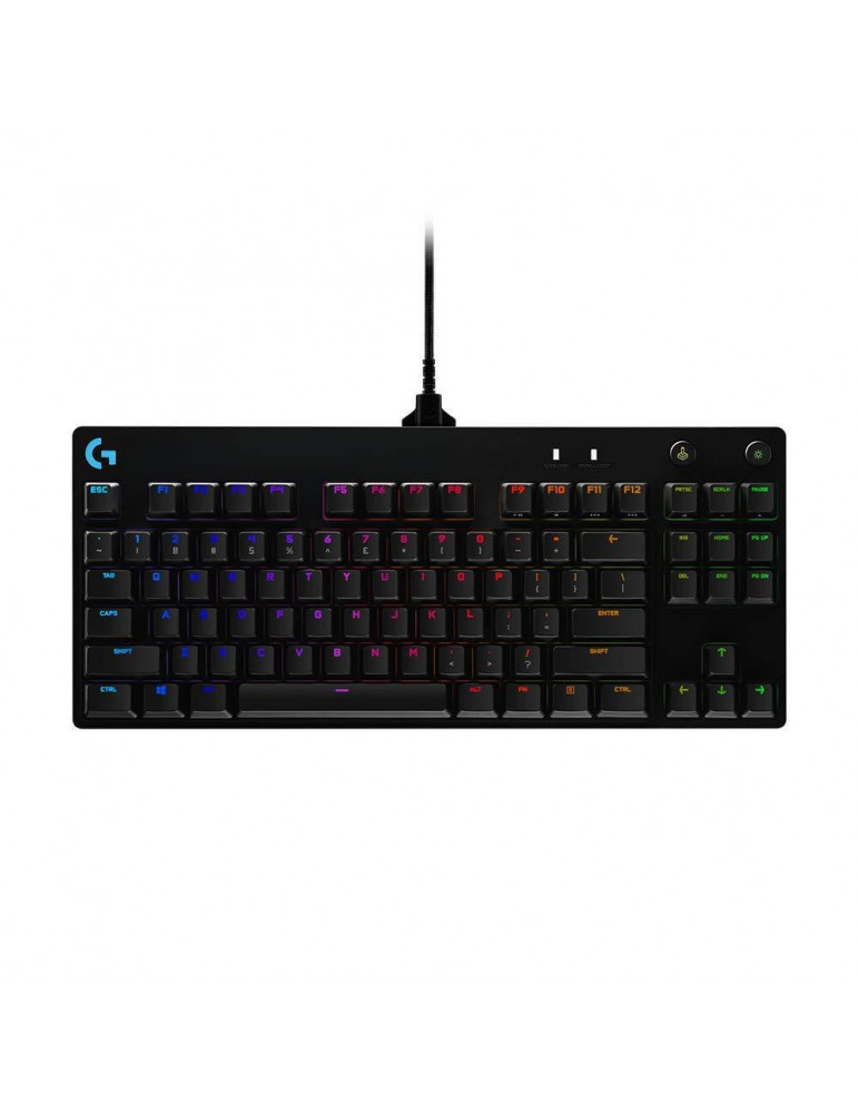Механична геймърска клавиатура Logitech G Pro RGB Clicky суичове