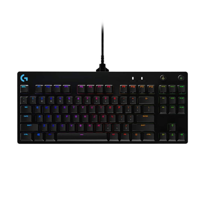 Механична геймърска клавиатура Logitech G Pro RGB Clicky суичове