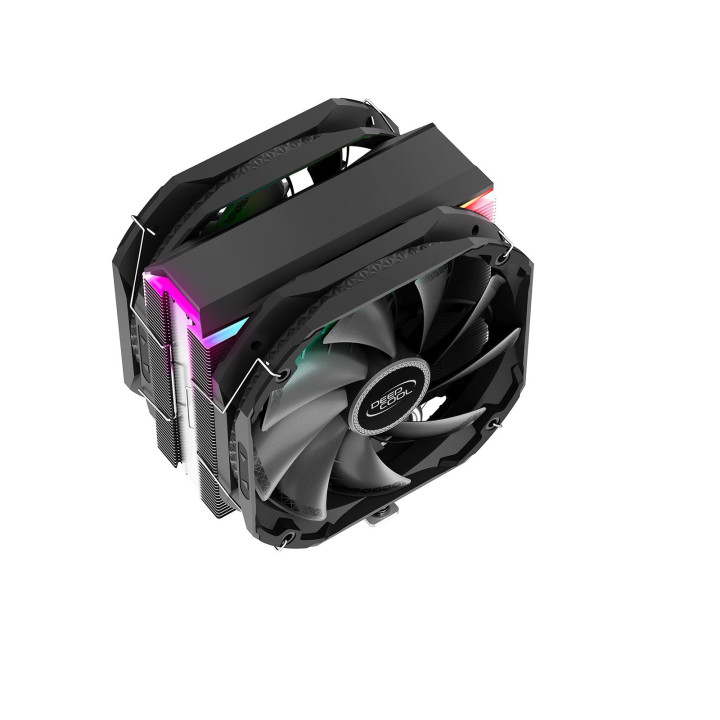 Охлаждане за процесор DeepCool AS500 PLUS aRGB с контролер - R-AS500-BKNLMP-G