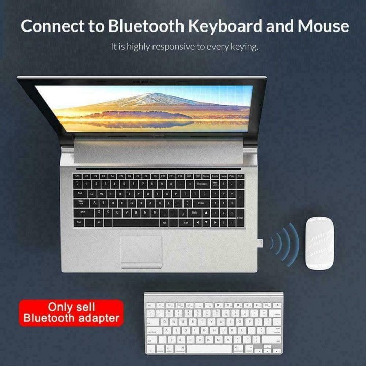 Bluetooth адаптер Orico Bluetooth 5.0 USB, black - BTA-508-BK