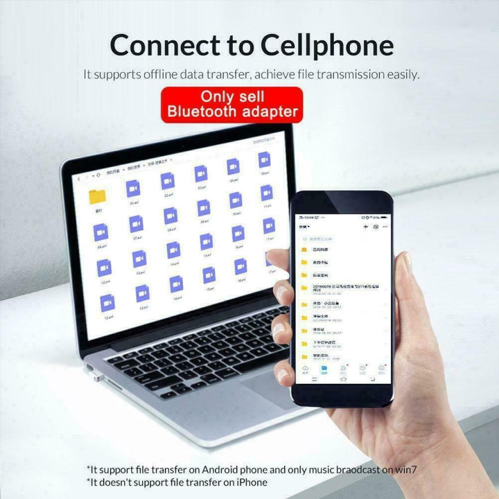 Bluetooth адаптер Orico Bluetooth 5.0 USB, black - BTA-508-BK