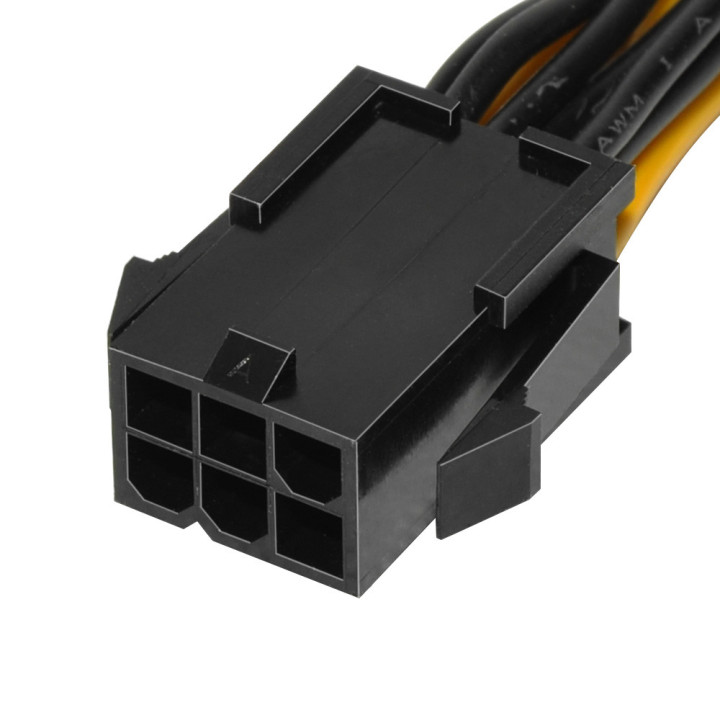 Makki Mining PCI-E Splitter 6pin  към  2x 8pin - MAKKI-CABLE-PCIE6-TO-2x8