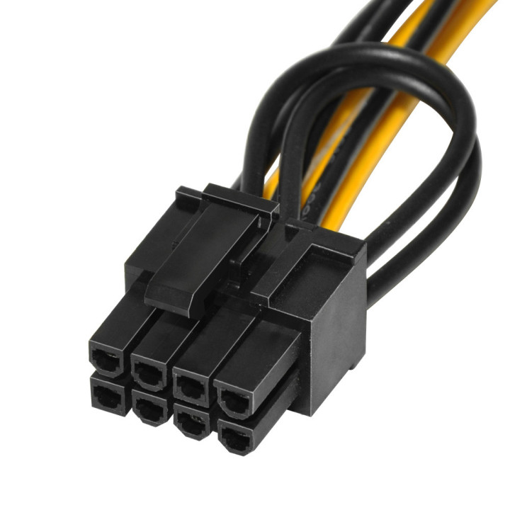 Makki Mining PCI-E Splitter 6pin  към  2x 8pin - MAKKI-CABLE-PCIE6-TO-2x8