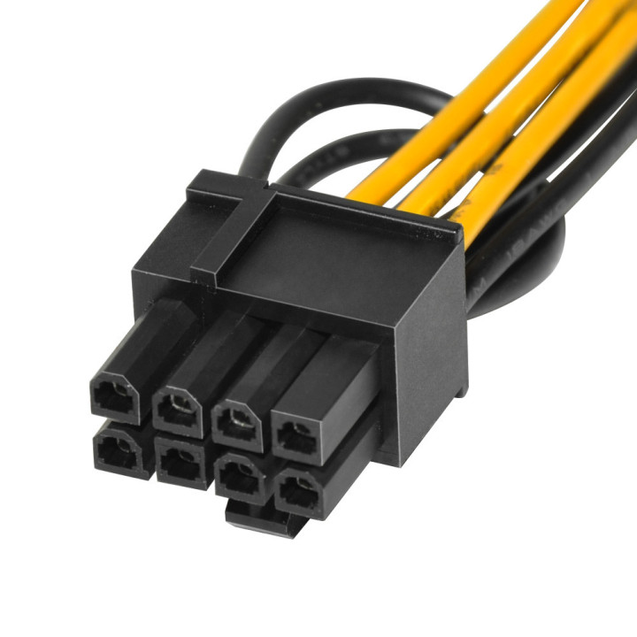 Makki Mining PCI-E Splitter 6pin  към  2x 8pin - MAKKI-CABLE-PCIE6-TO-2x8
