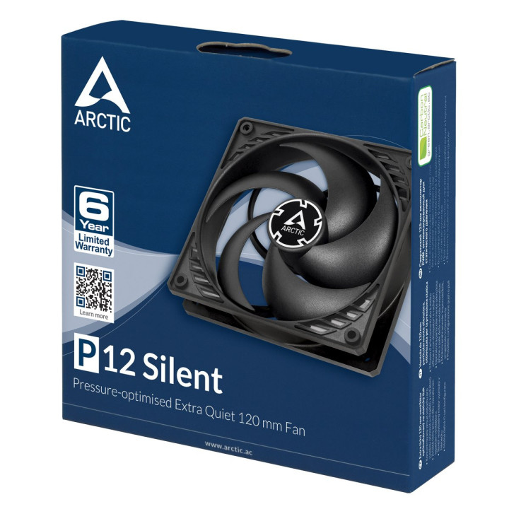 Вентилатор Arctic 120mm P12 Silent black - ACFAN00130A