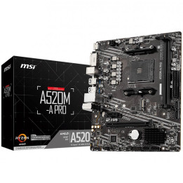 Дънна платка MSI A520M-A PRO