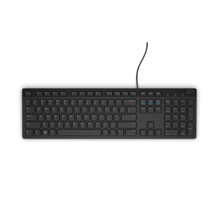 Клавиатура Dell KB216, черен - 580-ADHK
