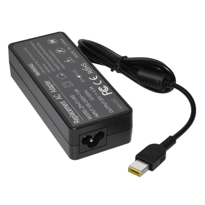 Зарядно за лаптоп заместител Makki lenovo 20V 4.5A 90W Square with pin - MAKKI-NA-LE-15