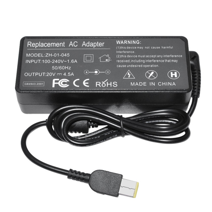 Зарядно за лаптоп заместител Makki lenovo 20V 4.5A 90W Square with pin - MAKKI-NA-LE-15