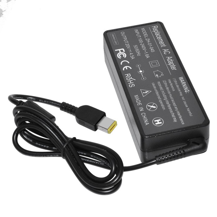 Зарядно за лаптоп заместител Makki lenovo 20V 4.5A 90W Square with pin - MAKKI-NA-LE-15