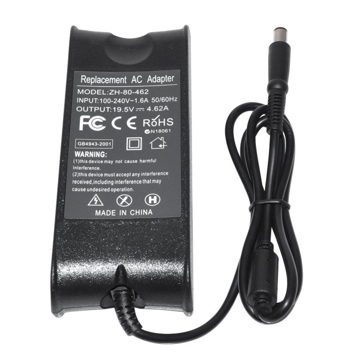 Зарядно за лаптоп заместител Makki DELL 19.5V 4.62A 90W 7.4x5.0mm - MAKKI-NA-DE-12