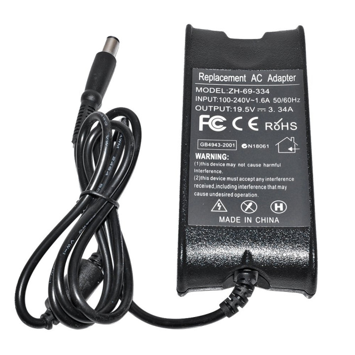Зарядно за лаптоп заместител Makki DELL 19.5V 3.34A 65W 7.4x5.0mm - MAKKI-NA-DE-13