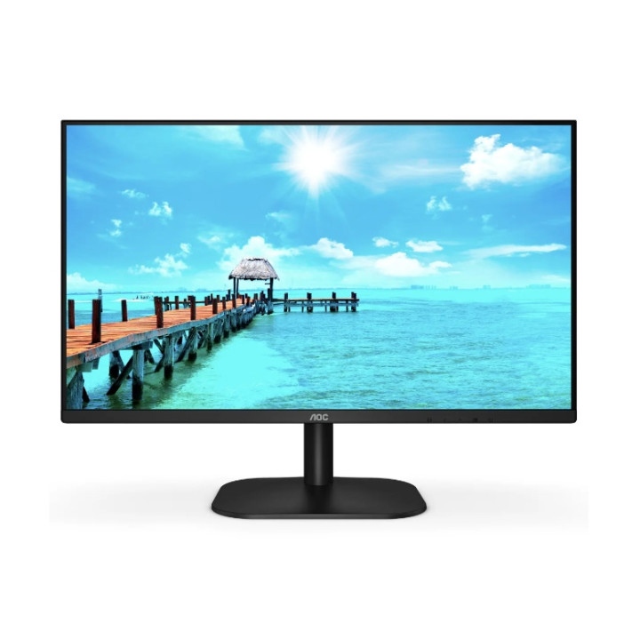 Монитор AOC 24B2XH/EU, 23.8" WLED IPS, 1920x1080, 75Hz, 4ms GtG, FlickerFree, Low Blue Light, Tilt, D-SUB, HDMI