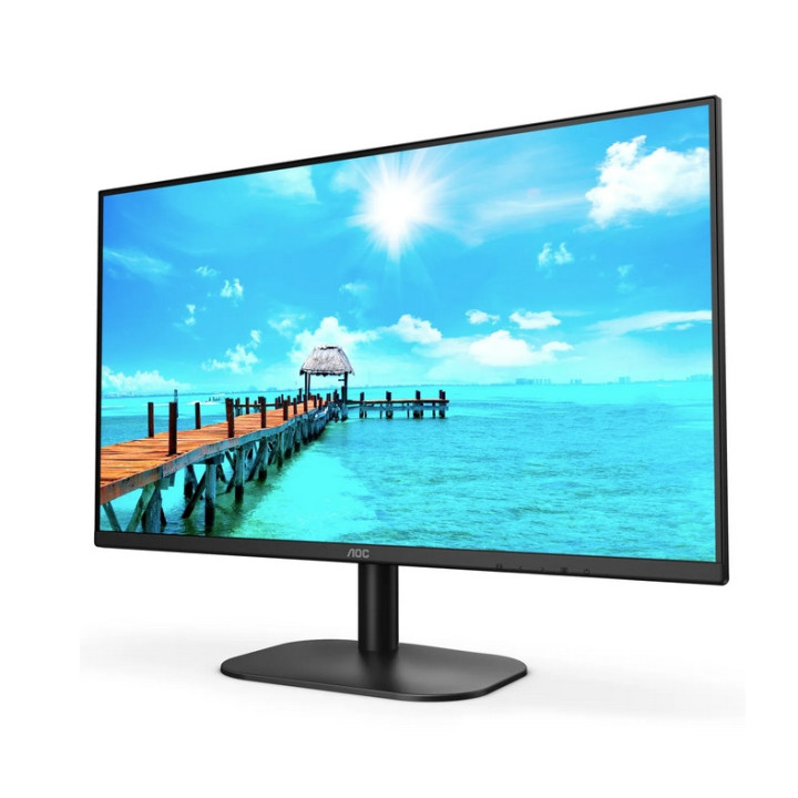Монитор AOC 24B2XH/EU, 23.8" WLED IPS, 1920x1080, 75Hz, 4ms GtG, FlickerFree, Low Blue Light, Tilt, D-SUB, HDMI