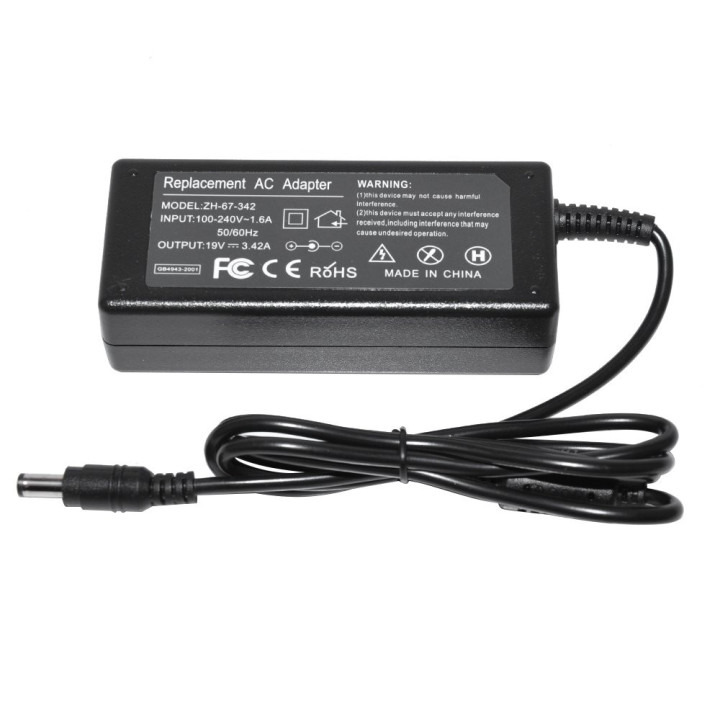 Зарядно за лаптоп заместител Makki ASUS/Toshiba 19V 3.42A 65W 5.5x2.5mm - MAKKI-NA-AS-05