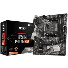 Дънна платка MSI B450M PRO-M2 MAX