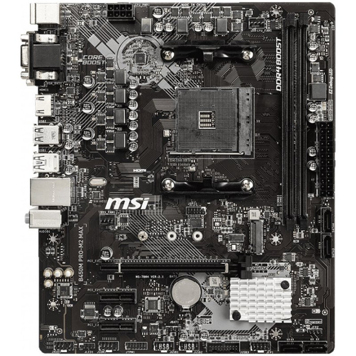 Дънна платка MSI B450M PRO-M2 MAX