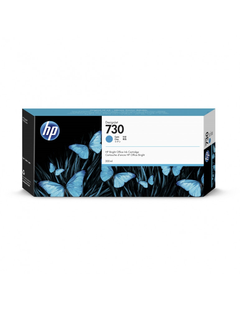 HP 730 300-ml Cyan Ink Cartridge
