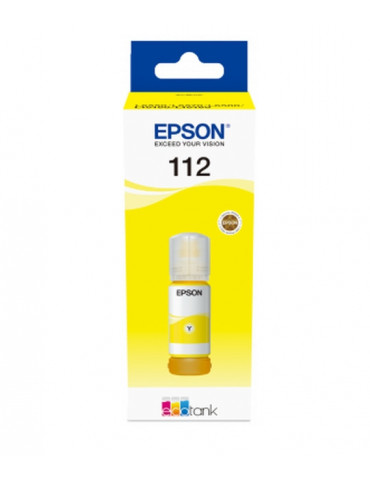 Epson 112 EcoTank Pigment Yellow ink bottle